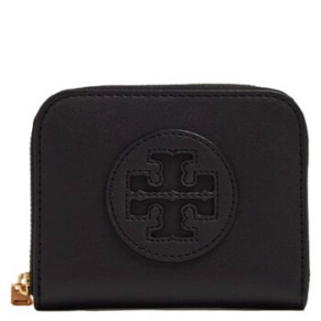 Ví Tory Burch Ella Small Zip Đen Chính Hãng