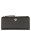Ví Tory Burch Robinson Zip Đen Da Saffiano Chính Hãng