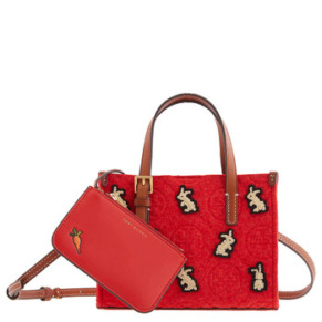 Túi Tote Thêu Chữ T Huyền Thoại Tory Burch Classic Cuoio Rabbit