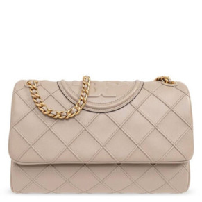 Túi đeo chéo Tory Burch Fleming Convertible màu đất tươi