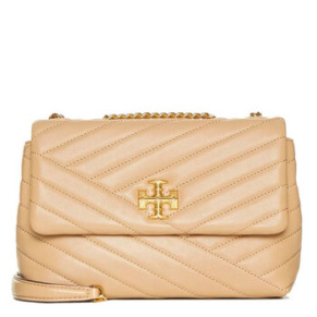 Túi đeo vai Tory Burch Kira Chevron Desert Dune nhỏ đa năng