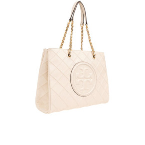 Tory Burch Napa Leather Soft Chain Fleming Tote