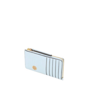Tory Burch Patent Leather Robinson Crosshatched Card Case