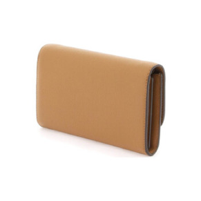 Tory Burch Pebbled Leather Robinson Chain Wallet