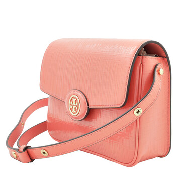 Tory Burch Robinson Embossed Leather Convertible Shoulder Bag