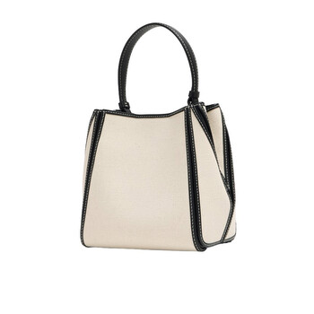 Tory Burch Small McGraw Canvas Bucket Bag