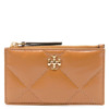 Ví đựng thẻ Tory Burch Kira dáng kim cương màu nâu