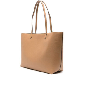 Tory Burch Tiramisu McGraw Pebbled Leather Tote Bag