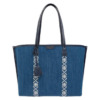 Túi Tote Denim Perry Ba Ngăn Chính Hãng Tory Burch