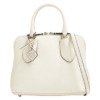 Túi xách mini Tory Burch da pebbled trắng