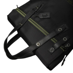 Arbutus Velocity Black, Green Unisex Duffle Bag AR-N01-03