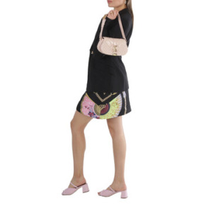 Versace Greca Goddess Mini Bag In Light Pink