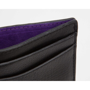 Wolf Blake Black Pebble Card Wallet 306028